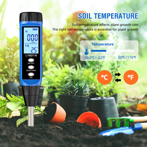 Nitrogen Meter Analyzer Fertility Tester for Hydroponics & Agriculture