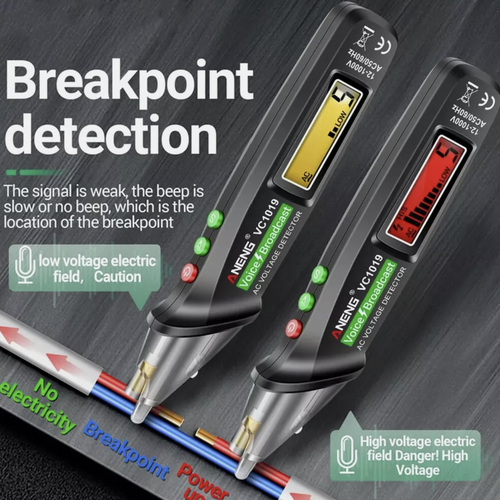 AC Voltage Detector Smart Non-Contact Voltage Tester Pen Meter Aneng VC1019