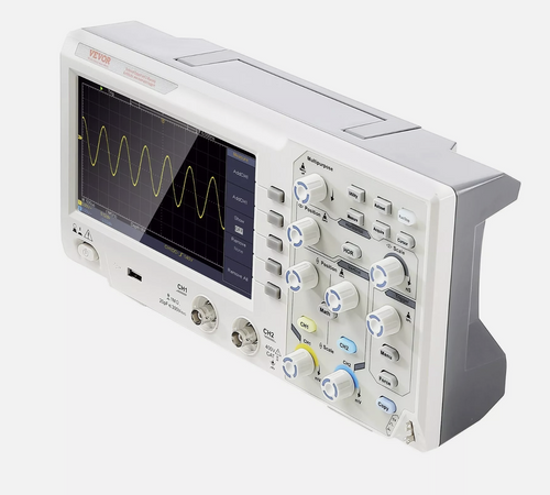 Digital Oscilloscope 1GS/S 100MHz 2-Ch Portable Color Screen Auto-Measure