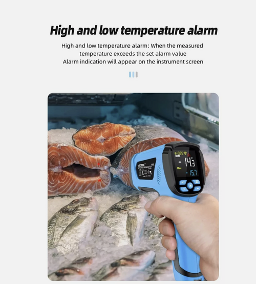 Infrared Thermometer -40 - 2000C High Temperature Non-Contact IR Temp Meter