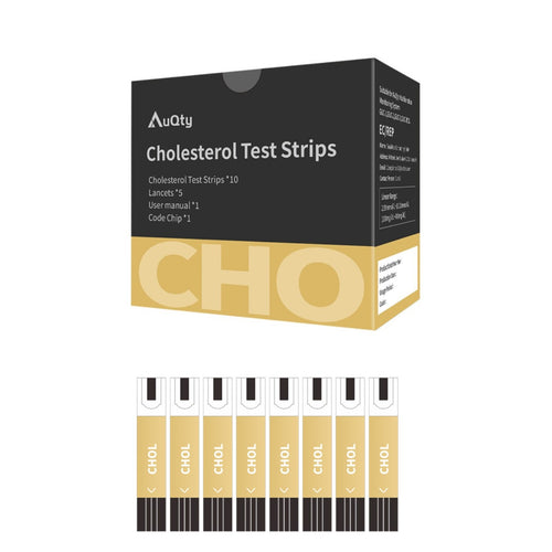 AuQty Cholesterol Test Strips - 20pcs with Lancets