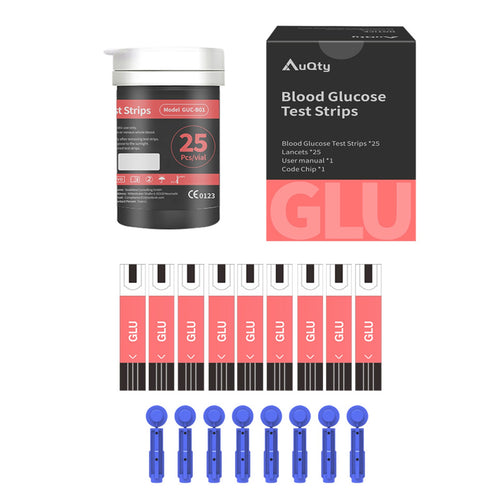 3-in-1 Blood Glucose, Cholesterol & Uric Acid Meter with Test Strips & Lancets