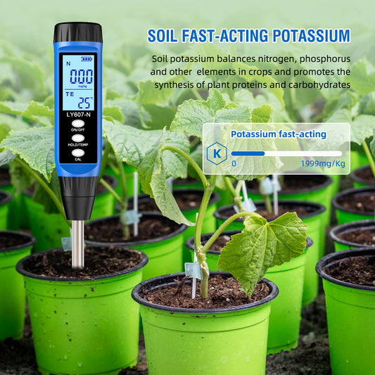 Nitrogen Meter Analyzer Fertility Tester for Hydroponics & Agriculture