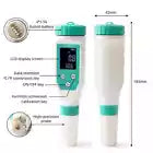 pH EC Conductivity TDS Salinity ORP Chlorine Temp Meter 7 in 1 Tester Measures