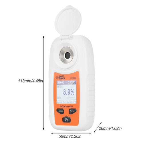 Brix 0-35% Digital Refractometer ATC Sugar Concentration Meter Tester