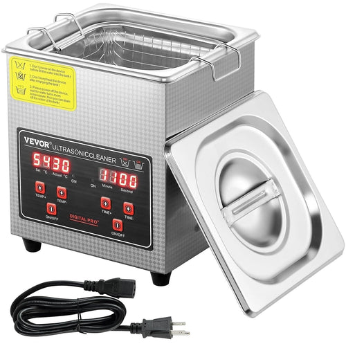 Ultrasonic Cleaner 2L with Timer & Heating Digital Sonic Cleaning Machine