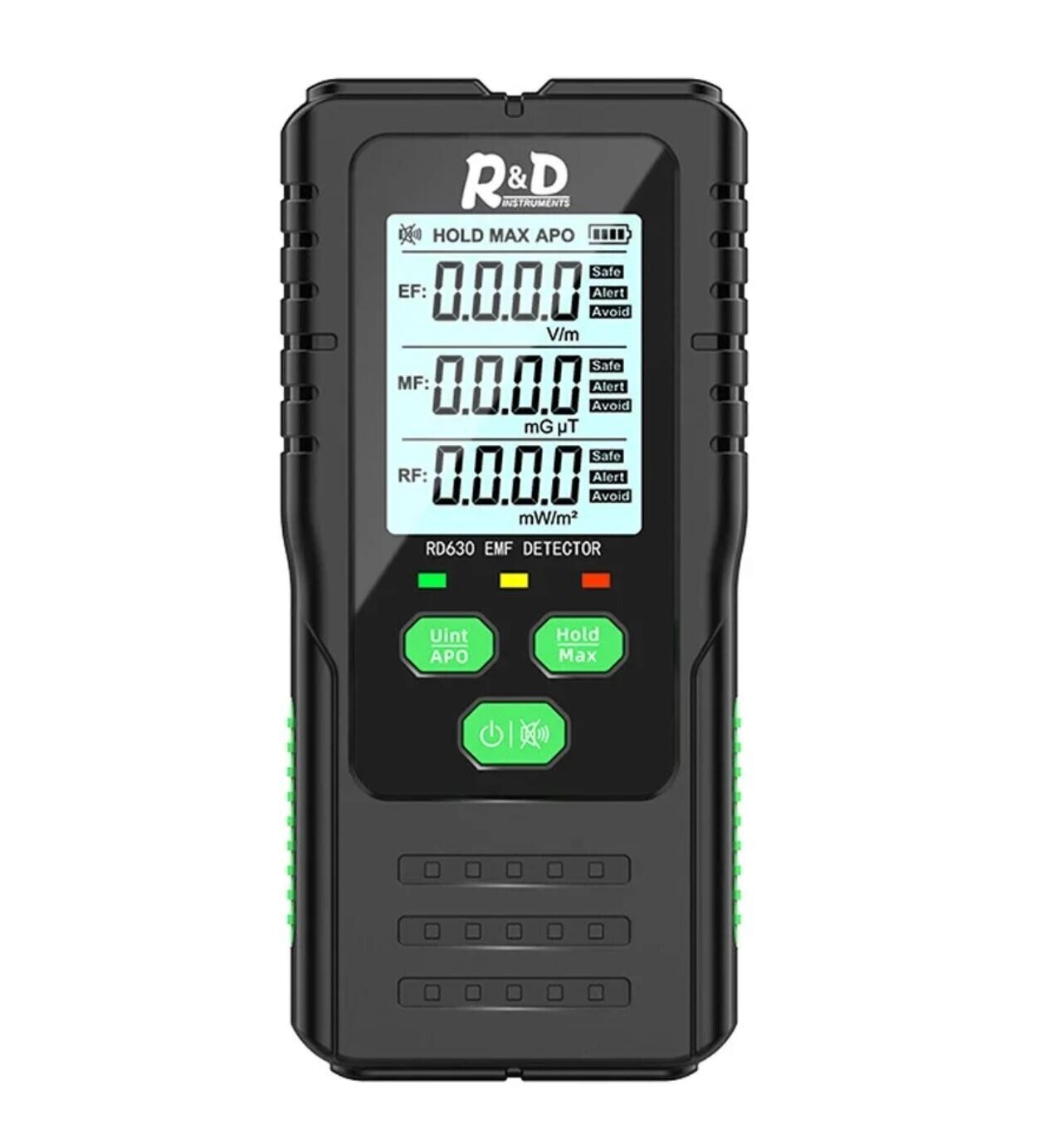 EMF Detector Electric Magnetic RF Field Radiation Meter 3in1 Portable