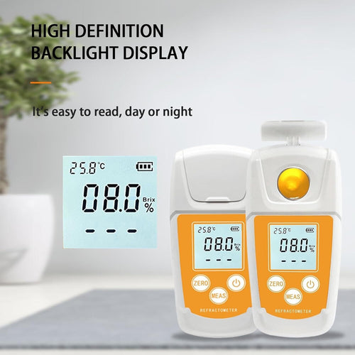 0‑55% Digital Brix Refractometer & High Accuracy Beverage Brix Tester Meter