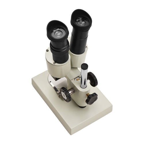 Microscope Binocular Stereo 20X 40X Laboratory Scope With LED Light Source