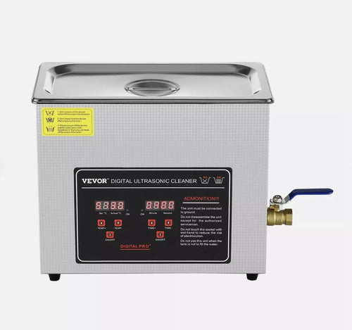 Ultrasonic Cleaning Bath 6L Digital Stainless Ultrasonic Cleaner Timer Heat