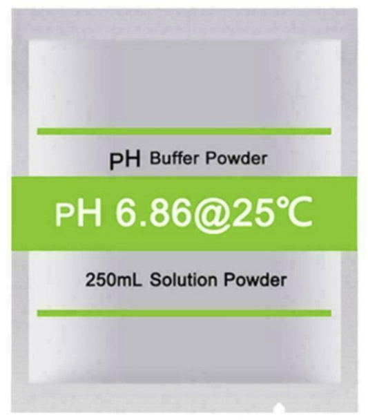 10 x pH 6.86 @ 25'C Buffer Powders Satchel Standard to make 250ml Solution