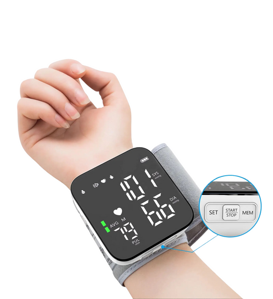 Blood Pressure Measuring Instrument Electronic Sphygmomanometer Wrist Type