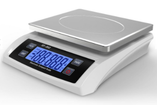 Electronic Digital Scale Balance 30kg x 1g Weighing Counting Stainless Steel Pan