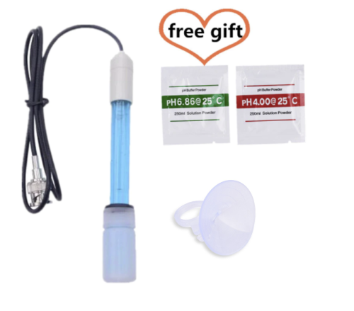 PH Probe Electrode Replacement Sensor BNC 70 cm Cable Aquariums Hydrop