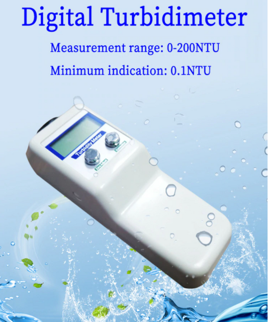 Digital Turbidity Meter Measures 0 to 200 NTU Tester Analyzer WGZ Series