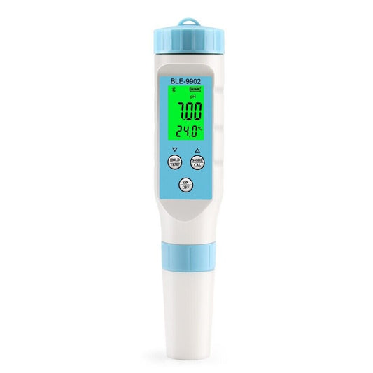 PH EC TEMP Tester Meter 3 in 1 Smart Bluetooth Data Logger Waterproof IP67