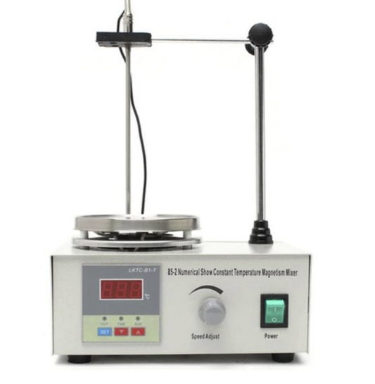 Magnetic Stirrer Hot Plate Stirring 1000ml 1℃ to 100℃ Dual Control Stir 85-2