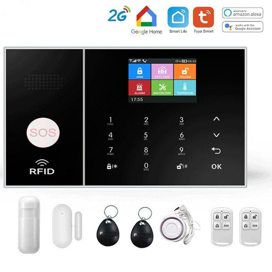 Home Security Alarm System Burglar Supports Alexa GSM Tuya Smart Life App