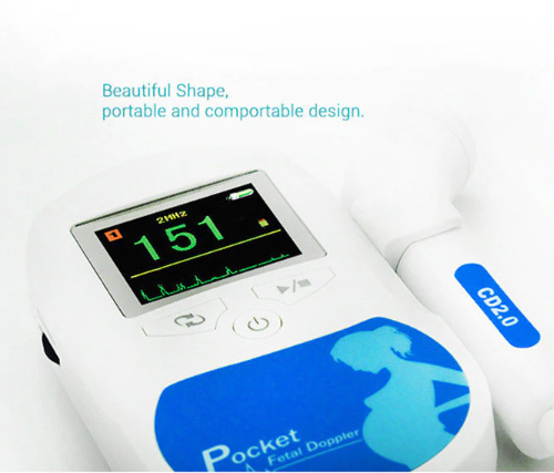 Fetal Doppler Heart Beat Monitor Backlight LCD 3MHz Probe CONTEC